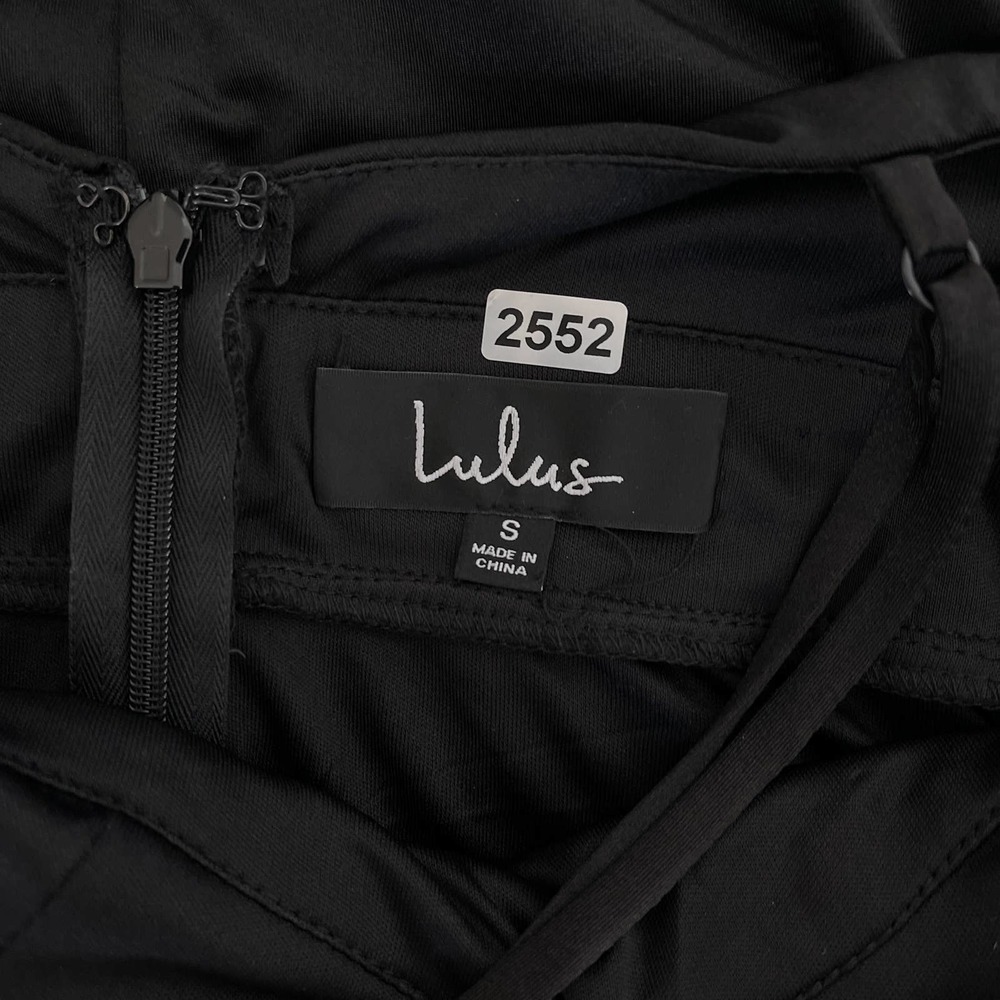 Lulus Dress Women S Tenth Avenue Black Ruched Halter Maxi Formal Event Maxi NWOT - Picture 10 of 13